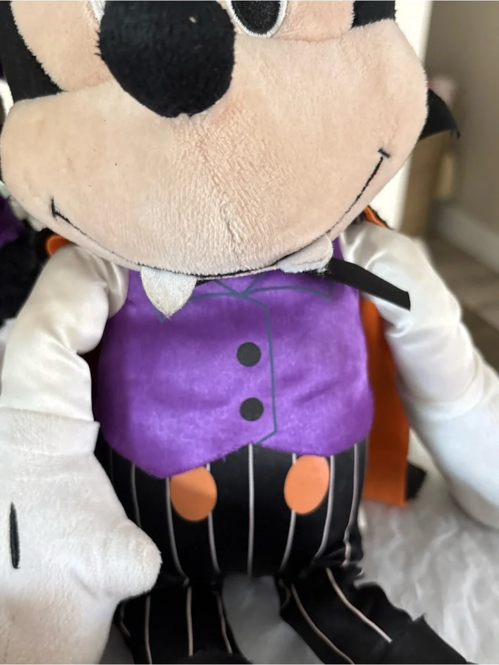 Mickey & Minnie Mouse Halloween Plush | Vampire Mickey & Witch Minnie | 18 inch